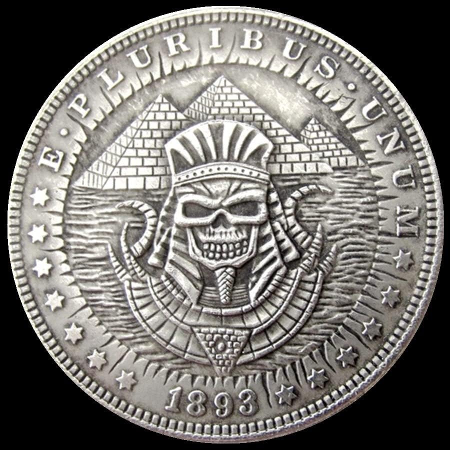 מטבע סילבר דולר סילבר ארהב מורגן דולר עותק זר מטבע זיכרון 60