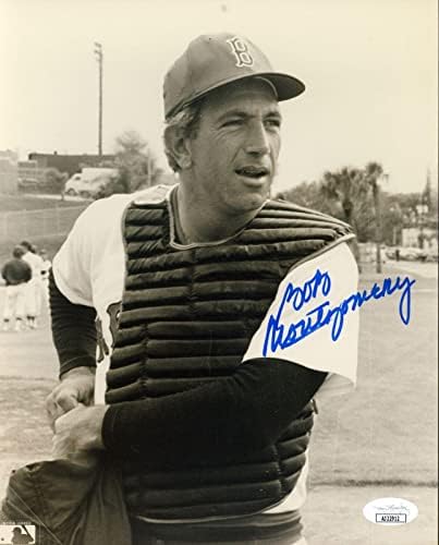 בוב מונטגומרי חתימה 8x10 צילום בוסטון רד סוקס JSA 177838 - תמונות MLB עם חתימה