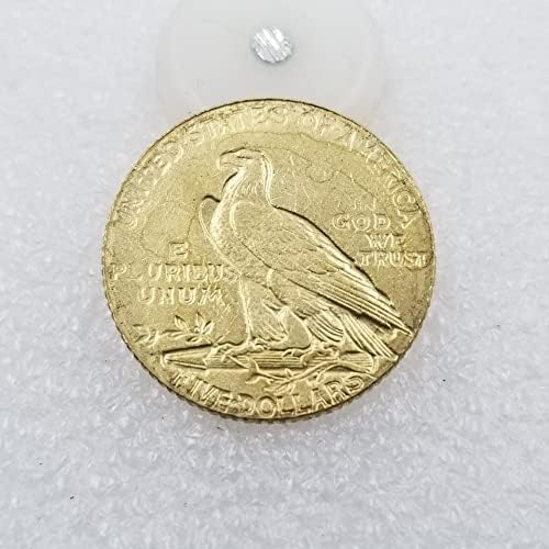 מלאכות עתיקות 1913 מחצית הנשר האמריקאית 5 $ מטבע זהב מטבע זיכרון זר זרים