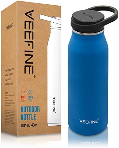בקבוק כלים מבודד במדיח כלים מבודד בקבוק מים מתכת בטוחים בקבוקי מים נירוסטה ללא BPA 20/32/40 OZ תרמוס לשימוש חוזר לטיולים רגליים ובית ספר