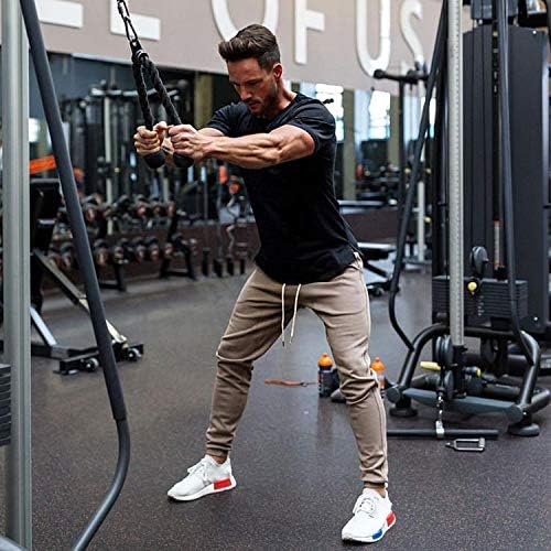 גברים קואופנדי 2 חבילה אימון שרירים חולצת חדר כושר פיתוח גוף