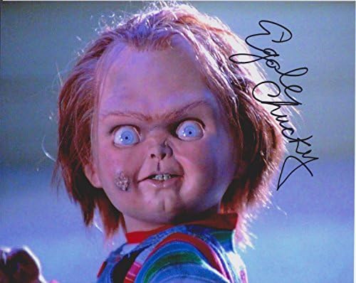 Ed Gale Chucky Child Play 2 חתימה מקורית עם חתימה 8x10