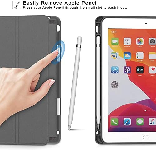 HI Space iPad 9th 8th Decure Ipad iPad 10.2 Case 2021 2020 2019 עם מחזיק עיפרון, Art Graffiti חסין זעזועים כיסוי מגן אוטומטי להתעורר עבור