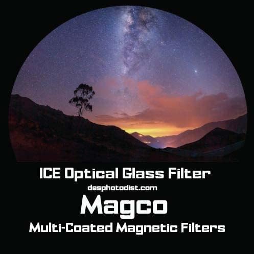 ICE MAGCO 1.25 טלסקופ מגנטי MC פילטר קוטב משתנה, LIPO DIDYMIUM זיהום אור וכובעי ערימה זכוכית אופטית