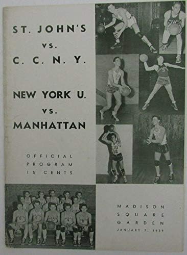 1939 תכנית משחקי משחקי כפול של NCAA כדורסל במדיסון סקוור גארדן 145169 - תכניות מכללות