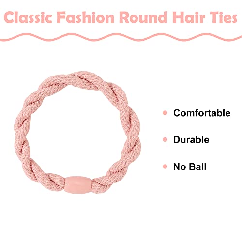 שיער קשרי עבה שיער להקות-קוקו מחזיקי עבור נשים בנות גברים שיער עניבת צמידי שחור גומיות חמוד שיער אביזרי 16 יחידות עם שחור שחור,