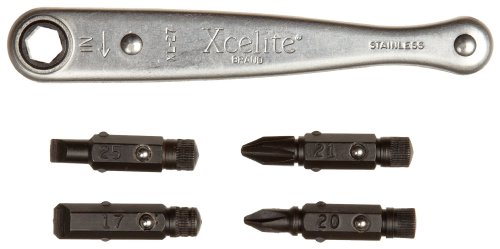 Xcelite XL75V 5 חתיכות מברג קיזוז מברג קיזוז