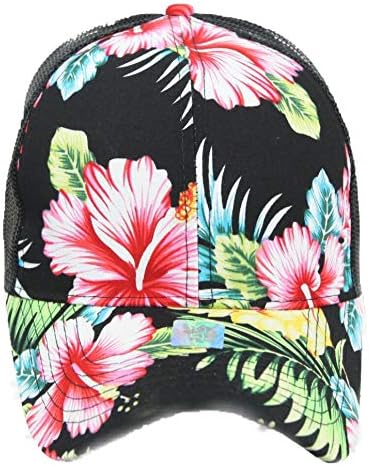 הוואי בייסבול כובע רשת נהג משאית פרחוני כובע אופנה סנפבק טרופי כובעים