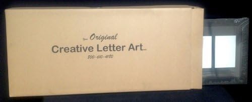 מכתב יצירתי קולאז '12-4x6 פתיחת מסגרת תמונה שחורה מודרנית עם שרף כיתה במוזיאון ו- 10x44 מחצלת לבנה
