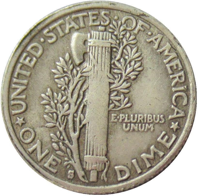 ארהב 10 סנט 1940 מטבע זיכרון מצופה כסף מצופה כסף