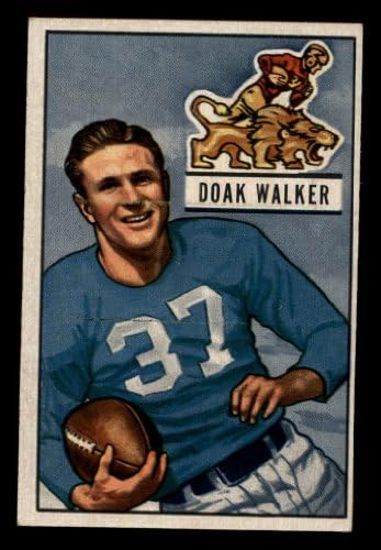 1951 Bowman 25 Doak Walker Detroit Lion