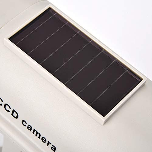 Yencoly solar עם מצלמת סימולציה של סוגר מתכוונן, מצלמה מזויפת, למשרד מקורה חיצוני בית