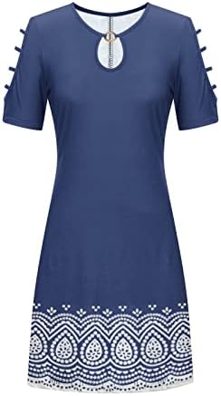 שמלות קיץ של Lcziwo אביב לנשים 2023 כתף קרה חמודה Boho Mini Tshirt שמלות שרוול קצר שמלת טוניקה משמרת קו