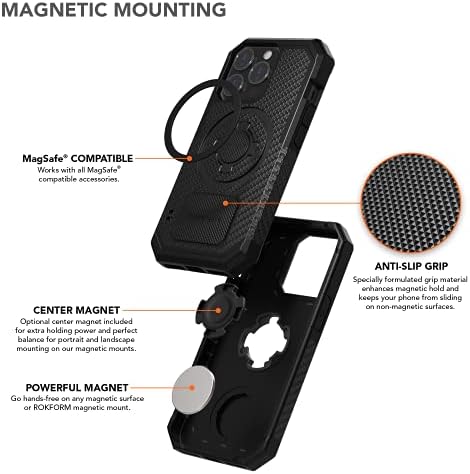 Rokform - iPhone 13 Pro מחוספס + MANTING MUNCHIELD MUNTING MOUNT MOUNT MOUNT