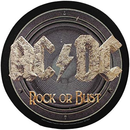 XLG AC/DC ROCK או Bast Back Patch אלבום אמנות מוסיקה ז'קט תפור על Applique Black