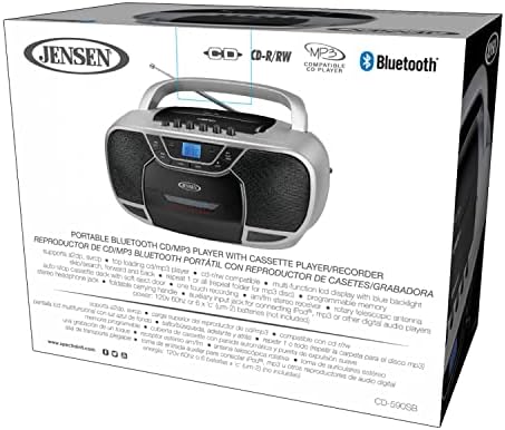 Jensen Stereo CD-590 נייד Bluetooth Home Audio CD/קלט