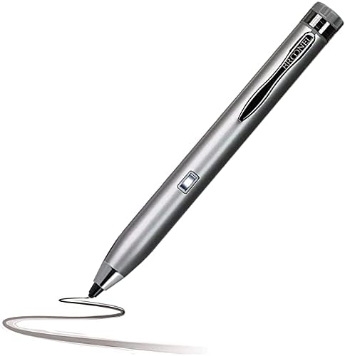 Broonel Silver Point Point Digital Active Stylus Pen - תואם ל- Lenovo Thinkpad T15G Gen 2 Workstation Mobile