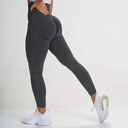כותנה יוגה מכנסיים לנשים לקפל מעל כושר ריצה ספורט נשים של מכנסיים ירך הרמת יוגה גבוהה-מותניים צבע יוגה