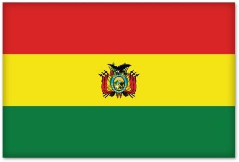 BOLIVIA BOLIVIAN FLAG FLAG PAMPER PIGTER 5 X 4