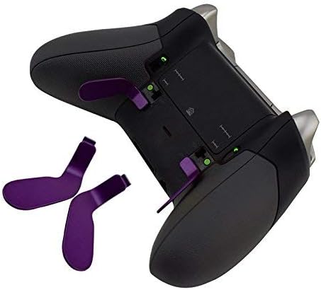 4 יח 'מתכת סגולה מתכת נירוסטה משוטות שיער מנעולי הפעלת שיער עבור Xbox One Elite Controller חלקי החלפה