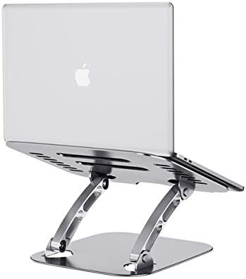 עמדת גלי תיבה והרכבה תואמת ל- Asus Rog Zephyrus Duo 16 - עמדת מחשב נייד ורסביו, עמדת מחשב נייד מתכווננת ארגונומית מתכווננת - מכסף מתכתי
