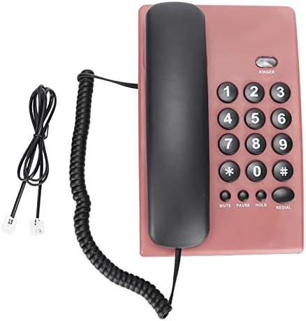 קו קווי שולחן עבודה לקשישים, טלפון כפתור גדול לקשישים, שני צבעים גדולים כפתורי כפתור טלפונים טלפוניים טלפונים חינם טלפון חוט למלון משרדים,