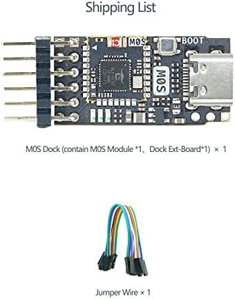 YouYeetoo Sipeed M0S Dock tinyml risc-v Bl616 Wireless Wifi6 Module Board, Tinymaix, מודול IoT, תמיכה BT 5.2 ו- Zigbee