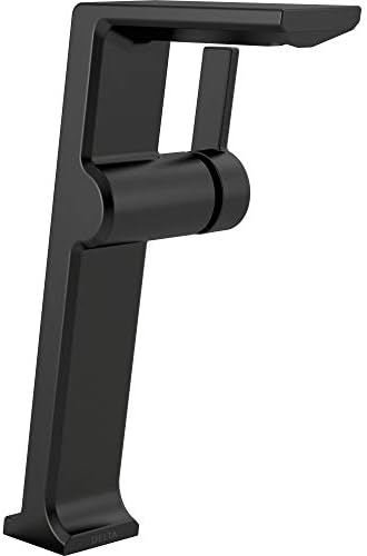 ברז דלתא 799-BL-DST מרכזי ביד יחיד ברז ברז לשירותים, שחור מט