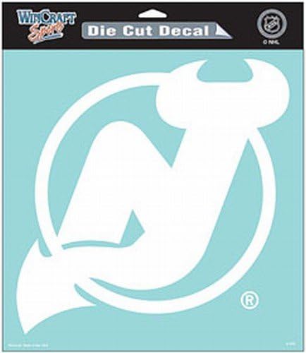Wincraft NHL New Jersey Devils WCR29628014 מדבקות חתוכות מושלמות, 8 x 8