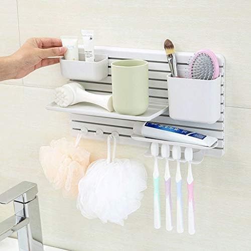 אחסון מדף אמבטיה של XJJZS עם מוט מגבת, מדפים צפים רכובים על קיר יניקה פינתית, מתלה קאדי מקלחת שמפו