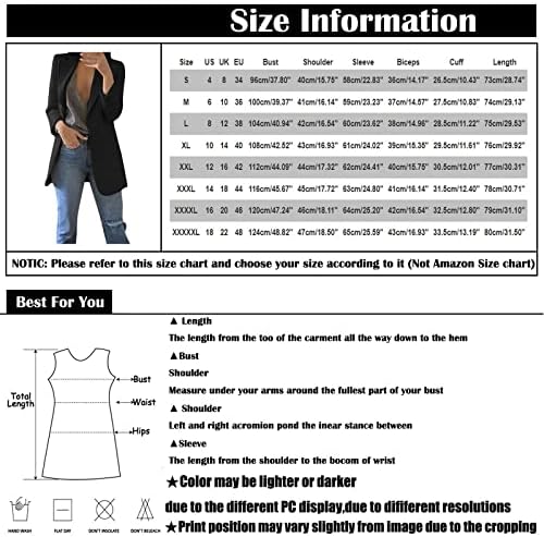 מעיל חורפי של נוקמופו נשים נשים פסים כיסים קדמיים פתוחים קרדיגן חליפה רשמית מעיל חולצה שרוול ארוך