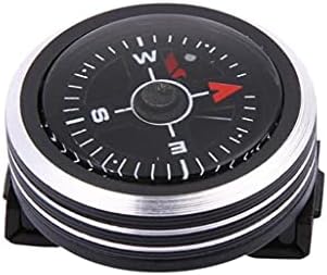 Doubao Mini נייד שעון רצועת כפתור מצפן לצמיד טיולים חיצוניים קמפינג קמפינג כלים