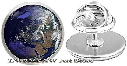 כדור הארץ פין כדור הארץ יקום סיכה סיכת מתנה לטיול כדור הארץ כוכבי לכת תכשיטים תכשיטים תכשיטים, M358