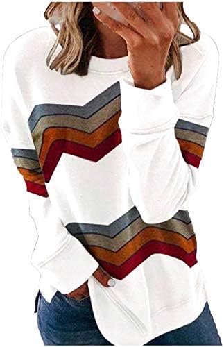 נשים חולצות שרוול ארוכות ללבוש עם חולצת חותלות עם חולצה מוגזמת חולצה סווטשירט חולצות סוודר בגדי רחוב סוודר.