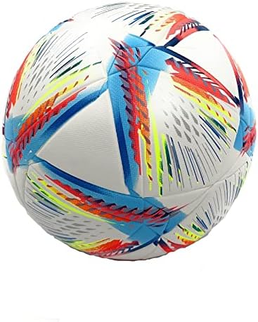 גביע העולם באיכות כדורגל כדור גודל 5 תרמית מלוכדות התאמה כדור עם תפרים חלקה-רשמי התאמה משקל - לאורך זמן מקצועי גבוהה כיתה עור מפוצל-פלוטה