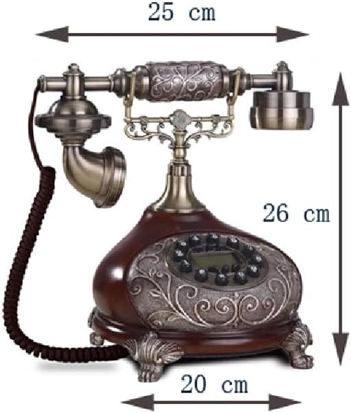 Houkai Vintage Thone Cefine Key חיוג טלפון קווי עתיק למלון בית משרדים עשוי שרף