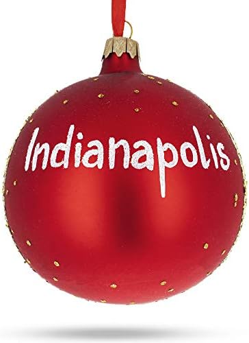 אינדיאנפוליס, כדור זכוכית אינדיאנה קישוט לחג המולד 4 אינץ '