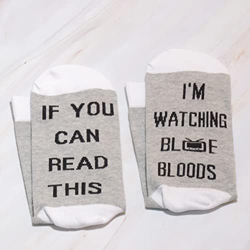 Levlo Bloods בהשראת מתנה אם אתה יכול לקרוא את זה אני צופה בדם גרבי כותנה מאווררי דם מתנה