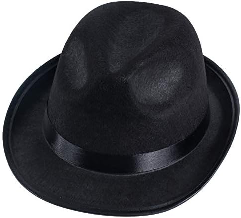 מצחיק מסיבת כובעי פעוט פדורה-פדורה כובע לילדים-גנגסטר פדורה שחור-תלבושות אביזרי לילדים
