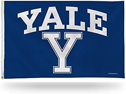 Bulldogs NCAA Yale 3 'X 5' דגל באנר - צדדי יחיד - מקורה או בחוץ - עיצוב ביתי שנעשה על ידי RICO Industries