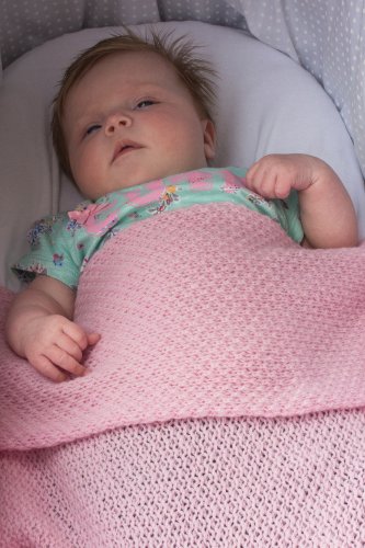 יוניסקס סופר רך שמיכה לתינוקות - 'לבן' - תוצרת יד בסקוטלנד על ידי אהבה קשמיר