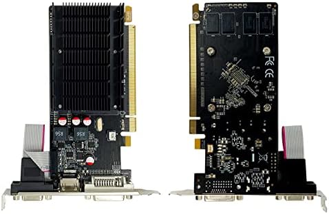 SAPLOS RADEON HD 5450 כרטיס גרפיקה פרופיל נמוך, 2GB GDDR3 64 סיביות, HDMI DVI-I VGA, PCI Express X16, DirectX 11, כרטיס מסך למחשב, מחשב