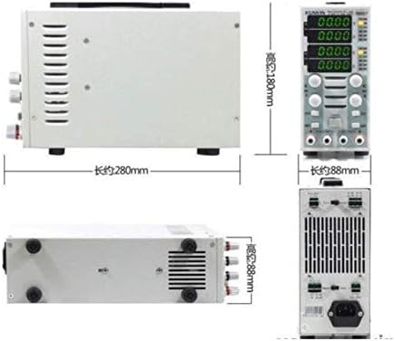 KL283 ערוץ כפול מתכוונן LCD DC עומס אלקטרוני 300W 80V 30A