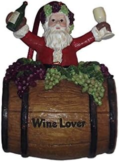 קורט אדלר 4 סנטה על חבית יין אוהבי יין קישוט חג המולד