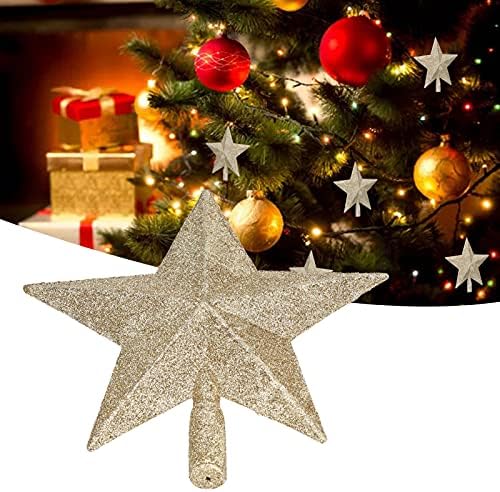 טופר כוכב עץ חג המולד, מיני חג המולד טופר קל משקל קל משקל לחגיגיות לעצי חג מולד עם נושא